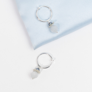 Creol til uden huller - Dusty Blue - catz, håndlavede smykker fra eget værksted