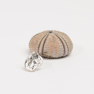 Aqua Single Earstud - no. 8 - catz håndlavede smykker