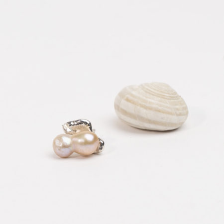 Aqua Single Earstud - no. 9 - catz håndlavede smykker