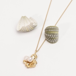 Aqua Pendant - no. 8 - catz håndlavede smykker