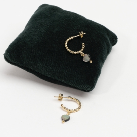 Tiny Heart Hoops - Øreringe - catz