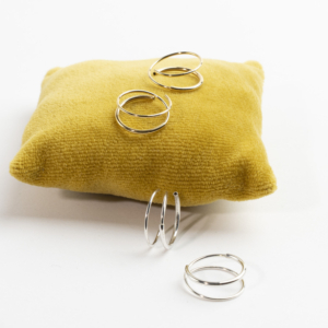 Double Hoops - Øreringe - Catz håndlavede øreringe fra Svendborg