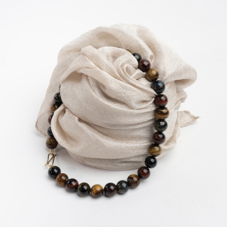 Tiger's Eye - Multicolour - perlekæde catz