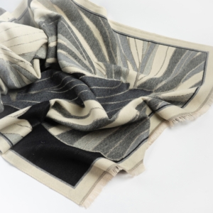 Waves-blue- halstørklæde-catz