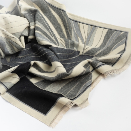 Waves-blue- halstørklæde-catz