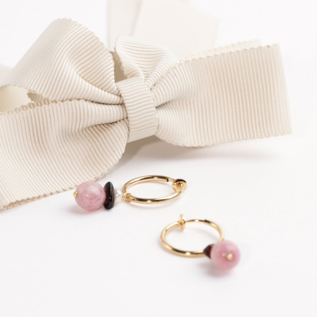 Creol-til-uden-huller-Rosy-Garnet-catz-svendborg-clip-on