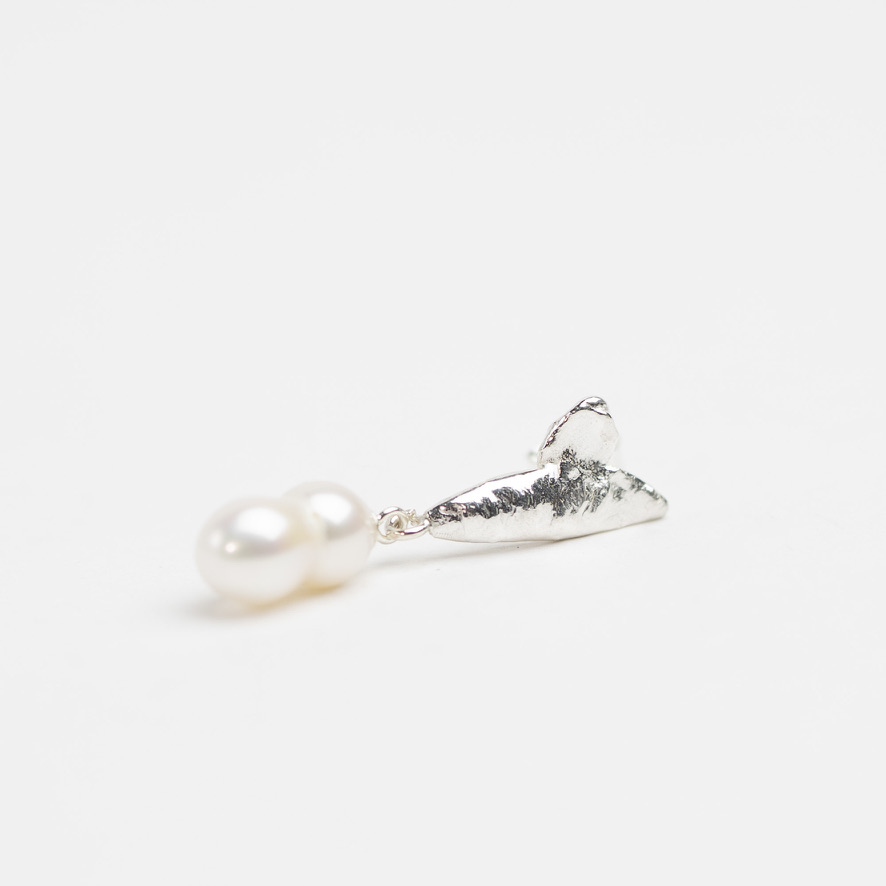 Aqua Single Earstud - no. 13 - Billede 2