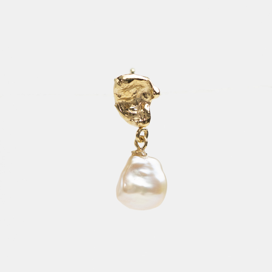 Aqua Single Earstud - no. 19 - Billede 2