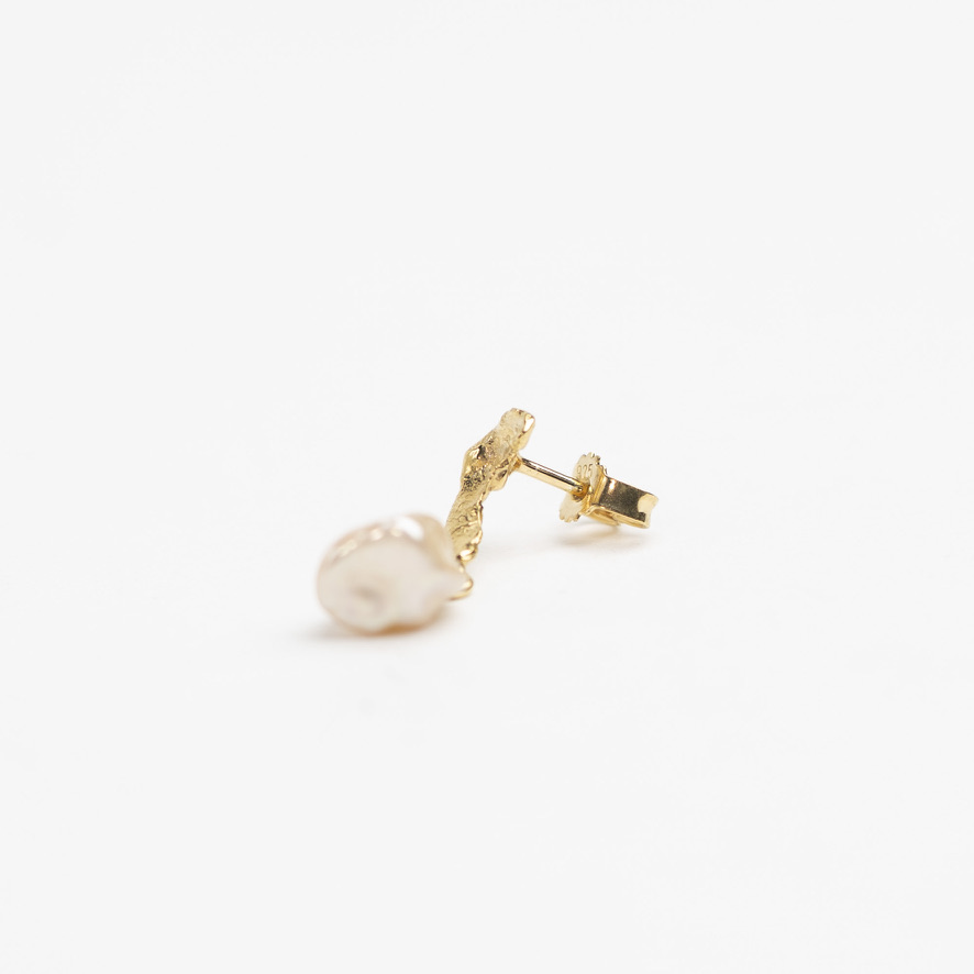 Aqua Single Earstud - no. 17 - Billede 2