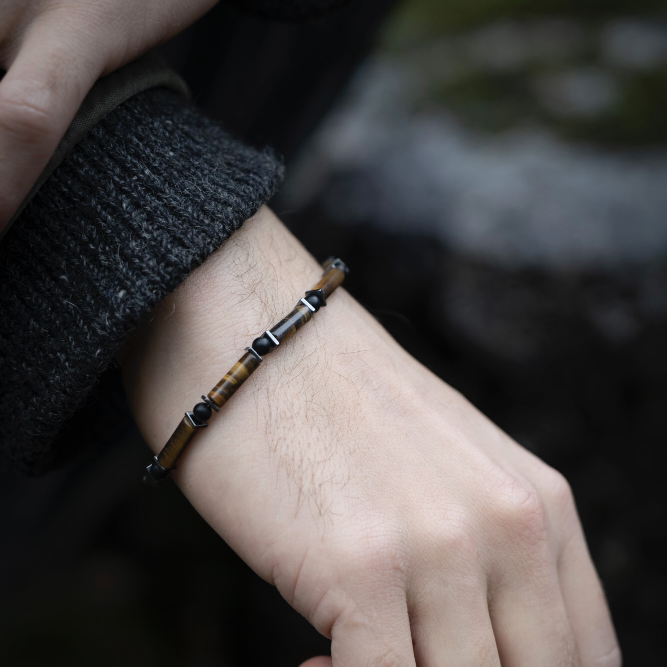 flint-herrearmbaand-catz-håndlavede-smykker